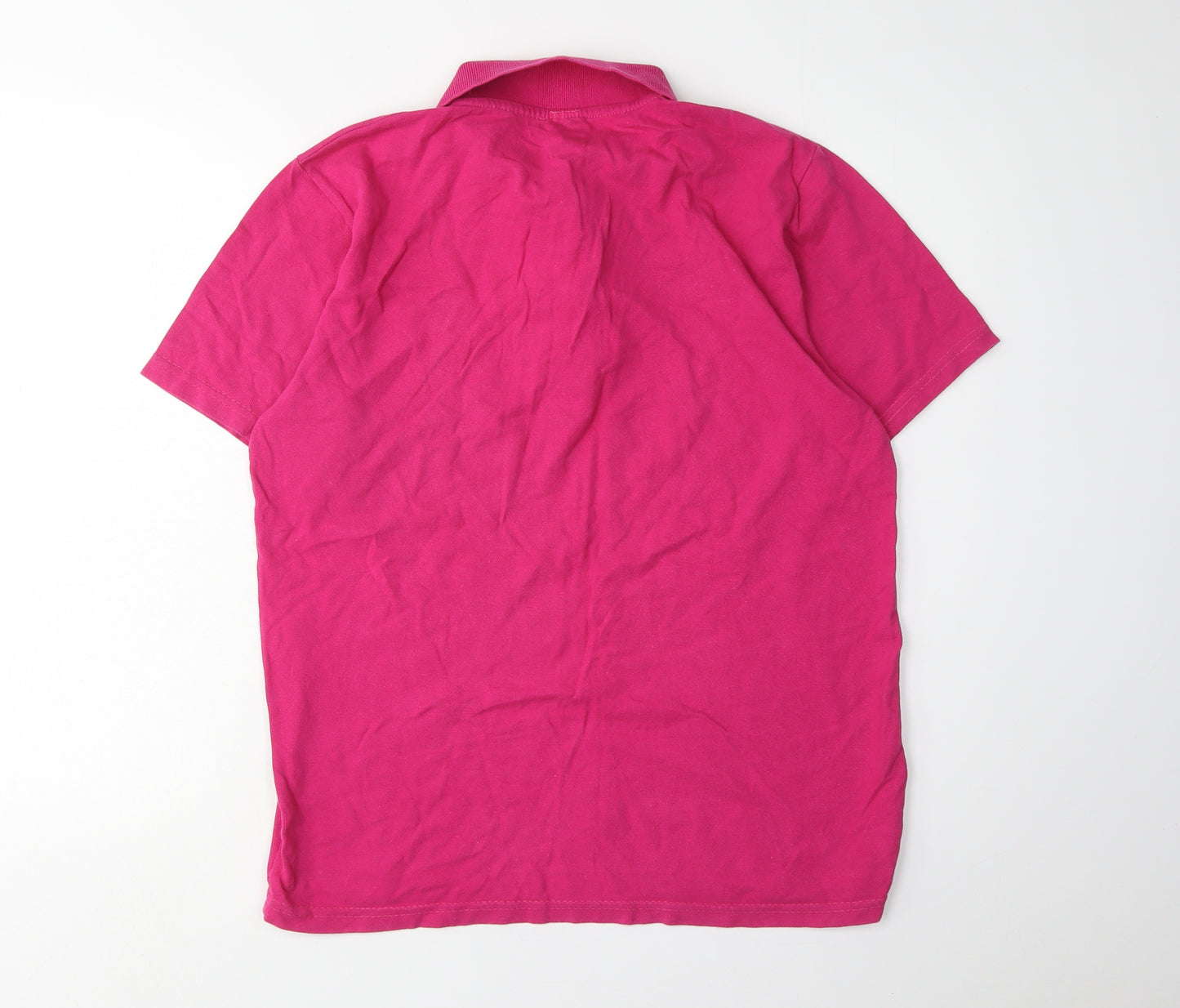 Lacoste Men's Pink Polo Shirt L Size Short Sleeve