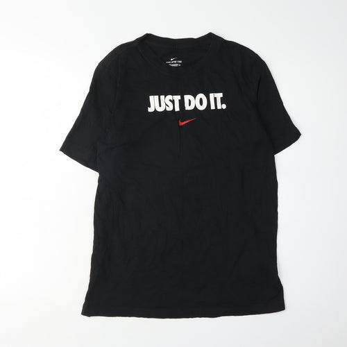 Nike Boys Black Graphic Print XL T-Shirt