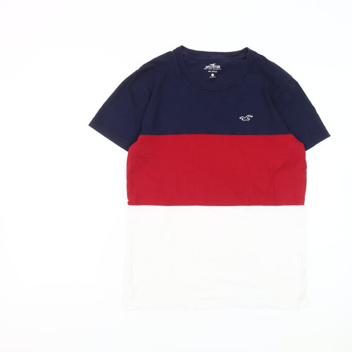 Hollister Men's XS Multicoloured Crew Neck T-Shirt