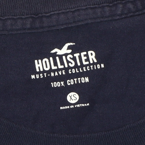 Hollister Men's XS Multicoloured Crew Neck T-Shirt