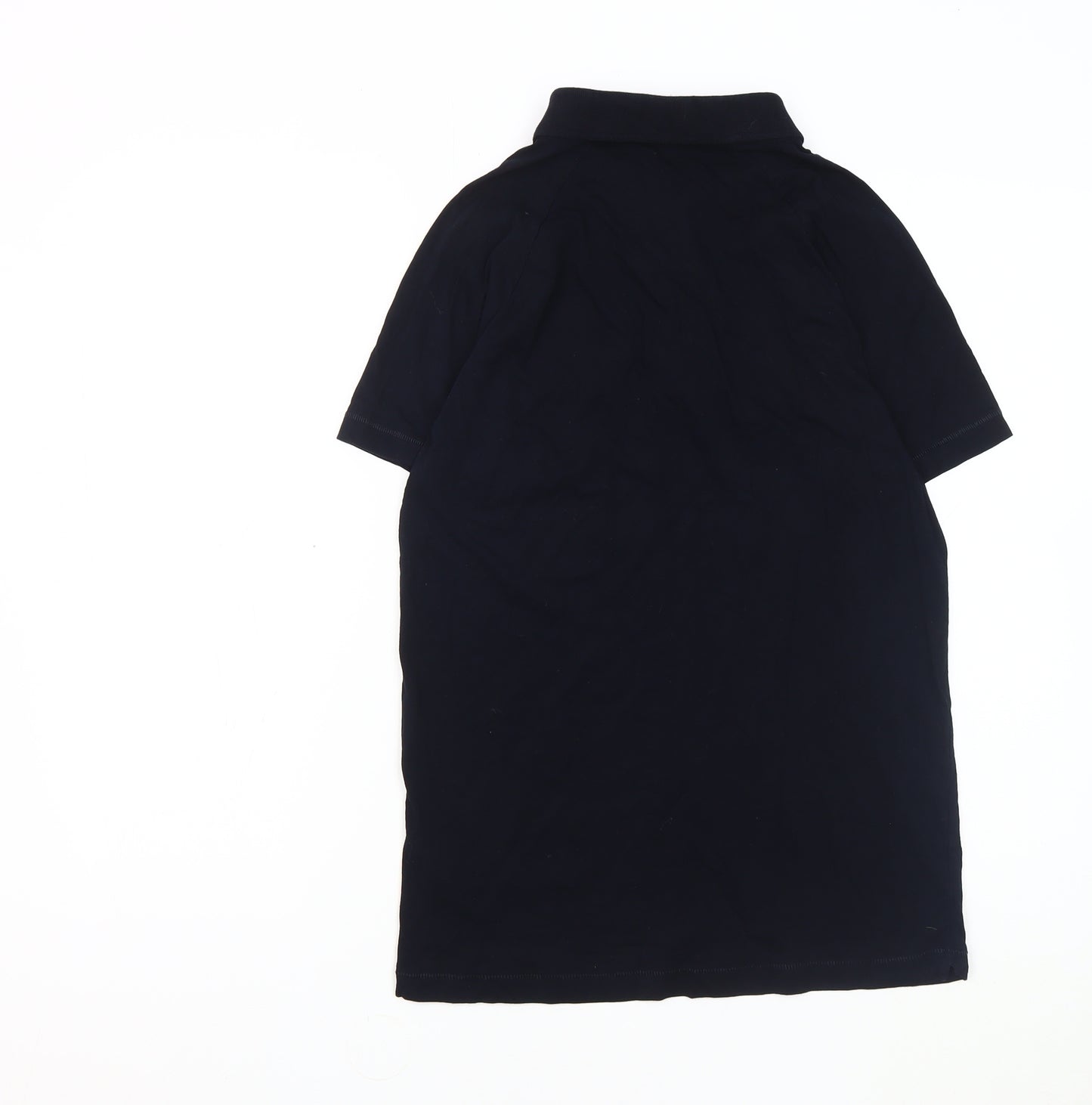 FCUK Men's Black Collared T-Shirt M with Logo