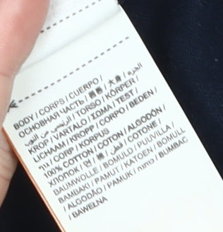 Superdry Men’s Blue Cotton T-Shirt, M, Logo Accent