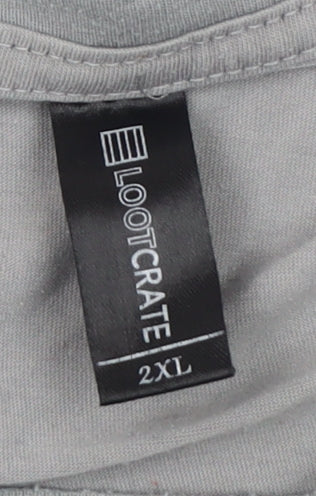 Lootcrate Robocop Movie Grey Graphic T-Shirt 2XL