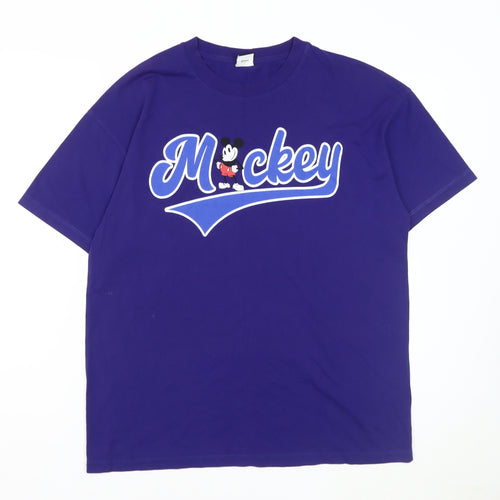George Women’s Purple Mickey T-Shirt Size 10