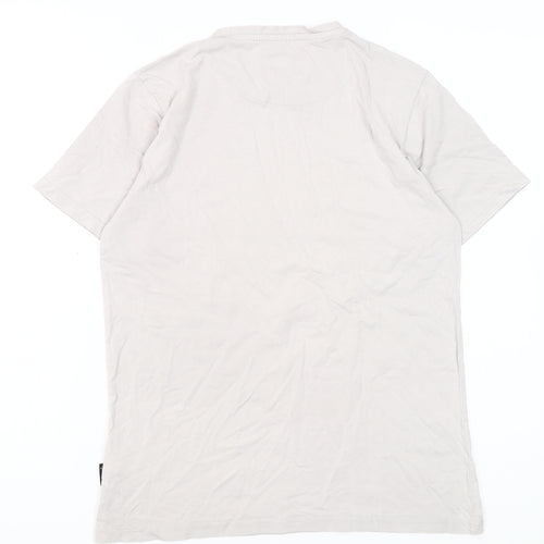 VOI Jeans Co. Men's Grey T-Shirt, Medium