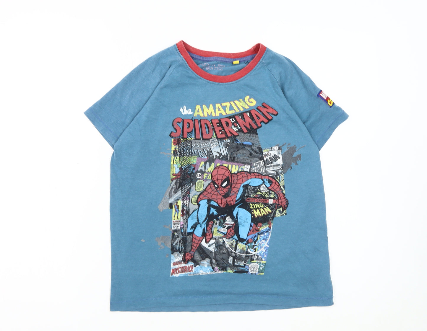Marvel Boys Blue Spider-Man Graphic T-Shirt, 9-10 Years