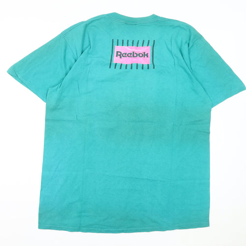Reebok Sport Men's XL Green Graphic T-Shirt