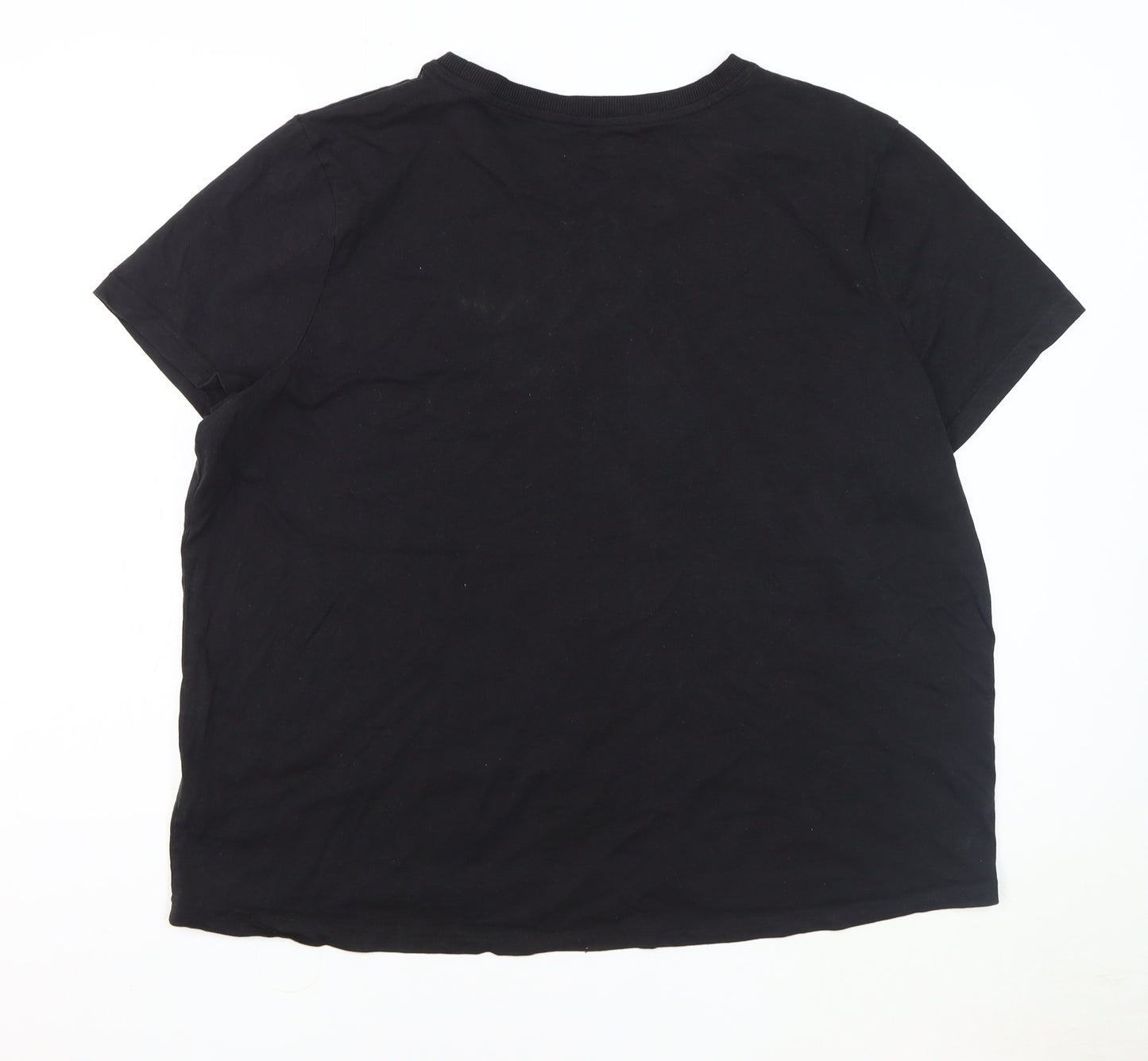 Disney Women's Black XL Mickey Mouse T-Shirt