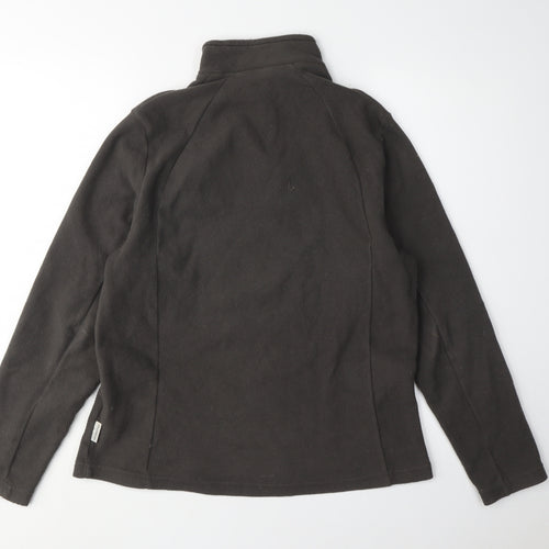 Quechua Women's Black Fleece Pullover Sweatshirt, Size 12