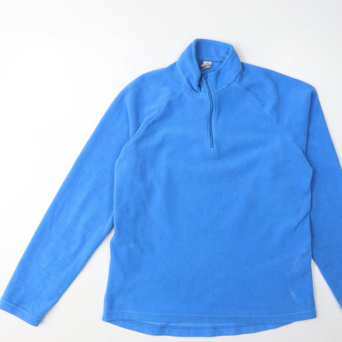 Quechua Women's Blue Fleece Pullover Sweatshirt Size 12