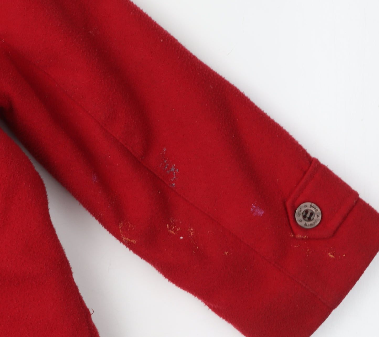 JoJo Maman Bébé Red Girls Duffle Coat 4-5 Years Hooded