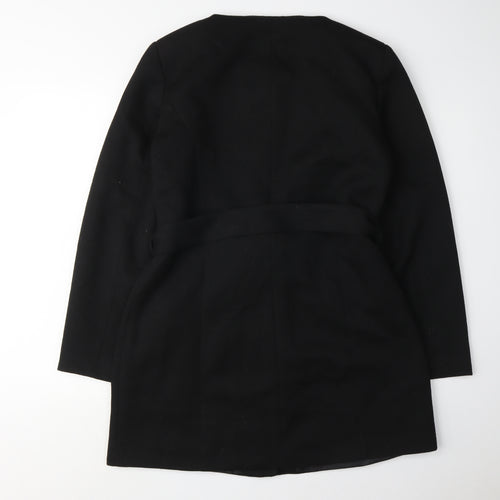 Vero Moda Women's Black Coat Large Belted