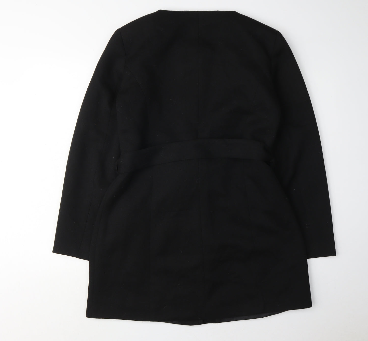 Vero Moda Women's Black Coat Large Belted