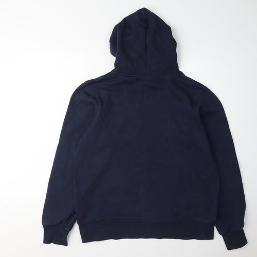 Canterbury Men's Blue Pullover Hoodie, Size M, Logo Accent