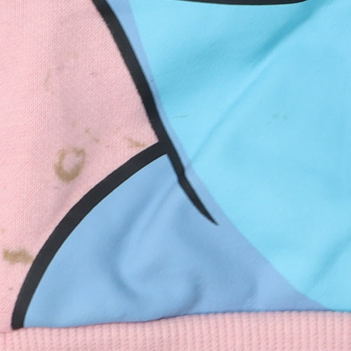 Disney at Primark Girls Pink Stitch Pullover Sweatshirt 13-14Y