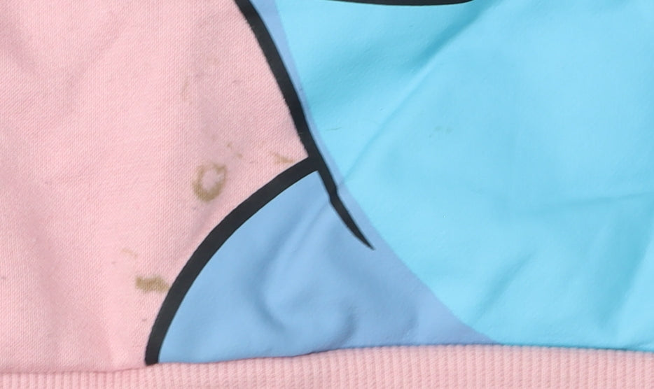 Disney at Primark Girls Pink Stitch Pullover Sweatshirt 13-14Y