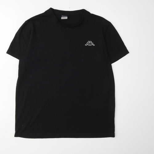 Kappa Men's Black Small Crew Neck T-Shirt