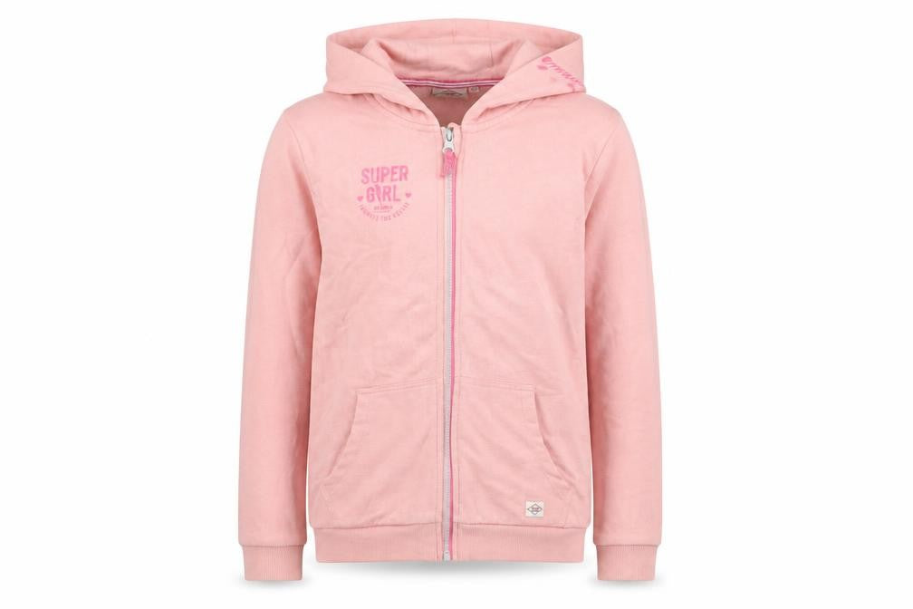 Lee Cooper Girls Pink Full Zip Hoodie - Size 24