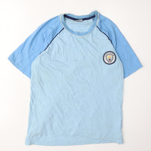 Ultimate Kids Boys Blue Manchester City T-Shirt 13 Years