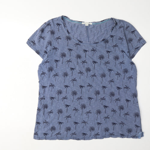 Wilderstuff Women's Blue T-Shirt, Size 18, Round Neck