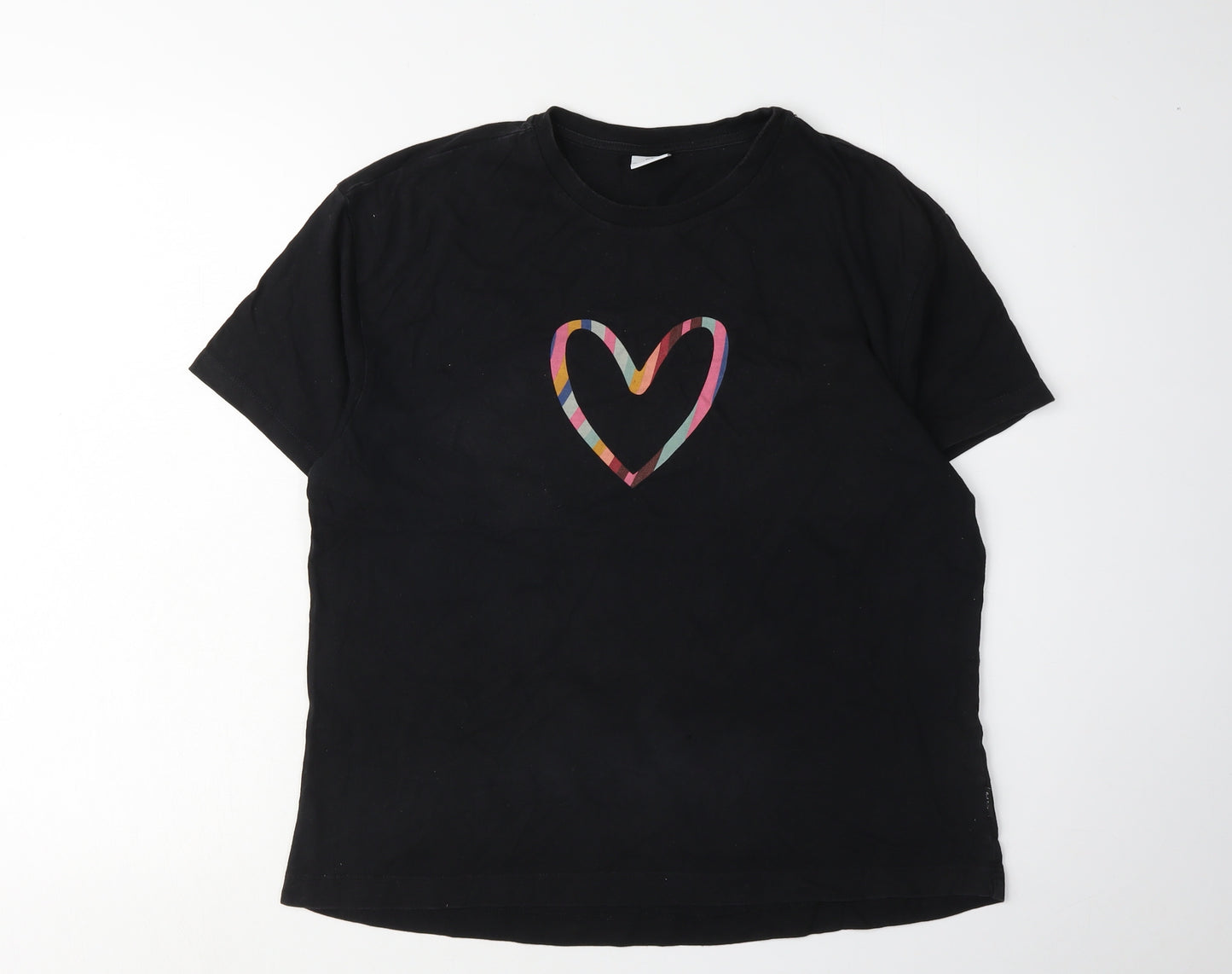 Paul Smith Unisex Black Love T-Shirt, M