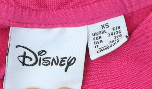 Disney Women’s Pink XS Pullover Sweatshirt