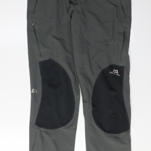 Mountain Equipment Women's Grey Walking Trousers Size 12