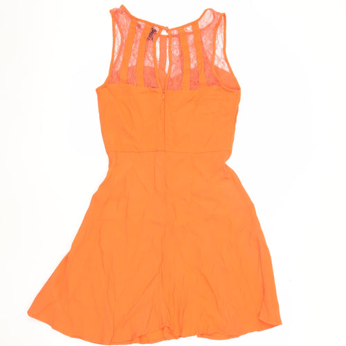 Forever 21 Women’s Orange A-Line Party Dress S