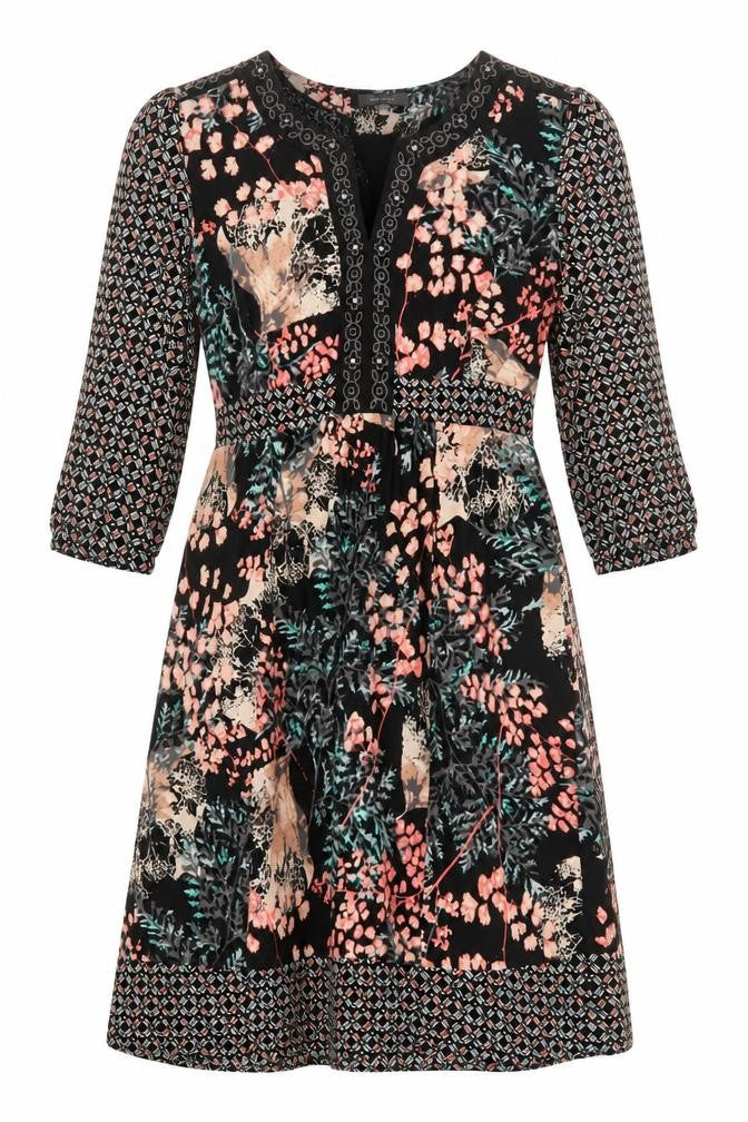 Front view of Marks & Spencer Women's Multicoloured Floral Dress, size 12
