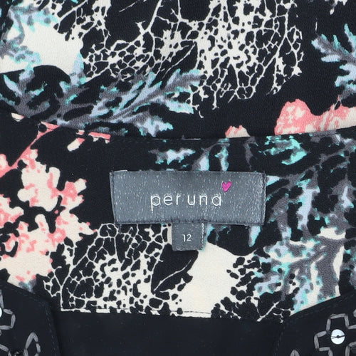 M&S Women's Multicoloured Floral Dress, Size 12