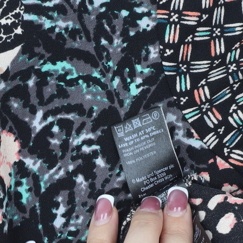 M&S Women's Multicoloured Floral Dress, Size 12