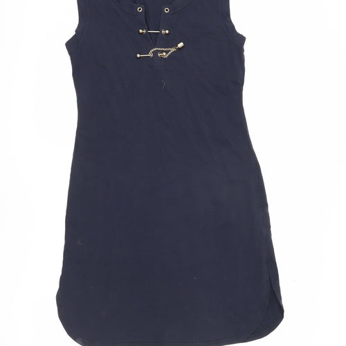 Apricot Women's Blue Sleeveless Dress Size 10