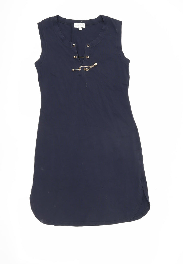 Apricot Women's Blue Sleeveless Dress Size 10
