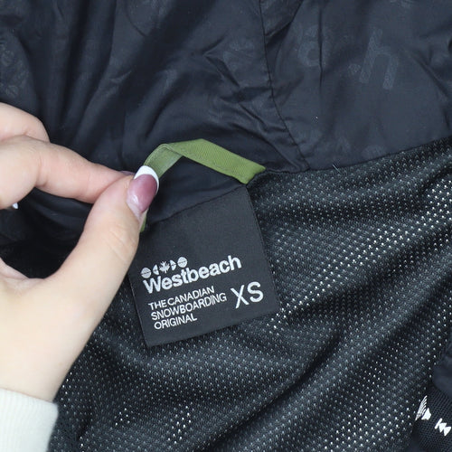Westbeach Men's Green XS Hooded Windbreaker Jacket