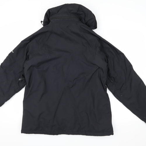 Helly Hansen Men's Black Hooded Windbreaker Jacket L