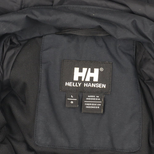 Helly Hansen Men's Black Hooded Windbreaker Jacket L