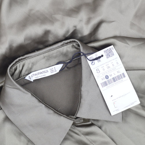 Stradivarius Women's Beige Shirt Dress Size 8