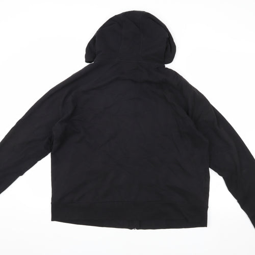 Goodmove Women's Black Hooded Jacket Size 18