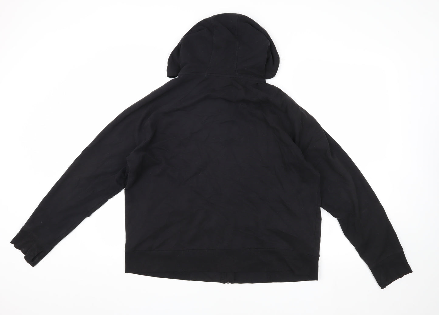 Goodmove Women's Black Hooded Jacket Size 18