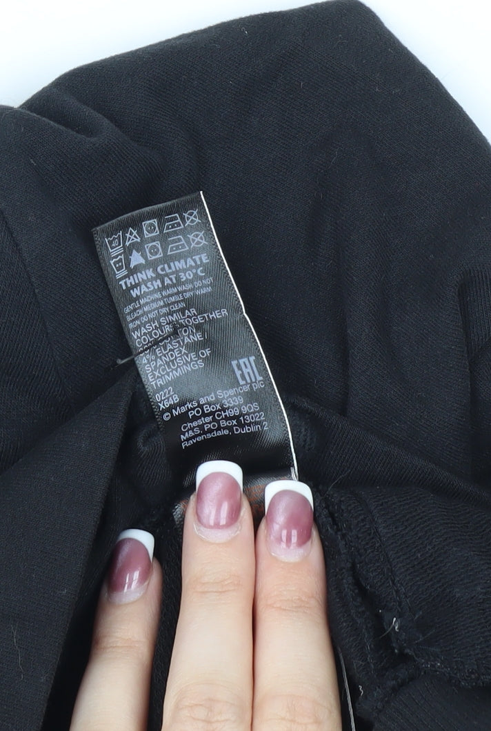 Goodmove Women's Black Hooded Jacket Size 18