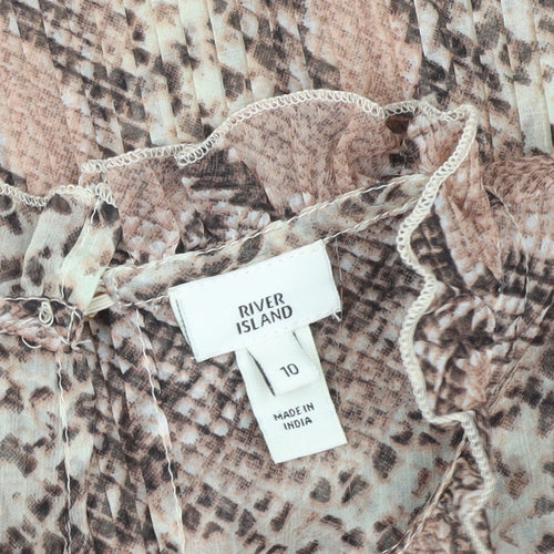 River Island Women’s Multicolour Animal Print Dress