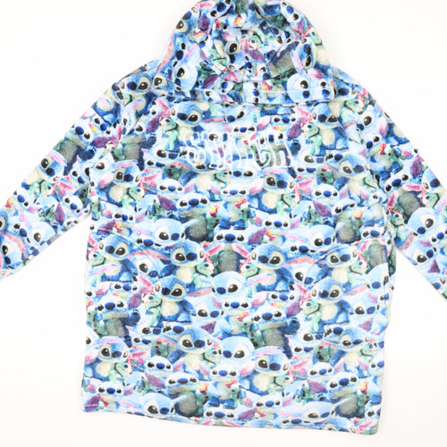 Disney Women’s Stitch Fleece Hooded Robe XS