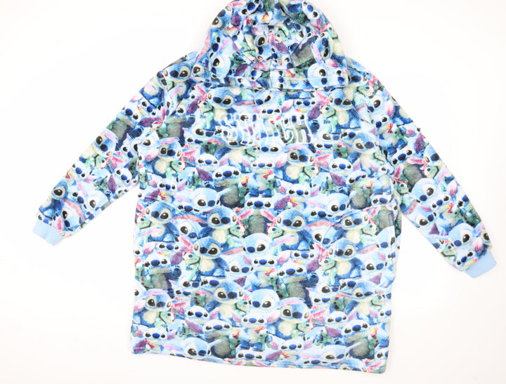 Disney Women’s Stitch Fleece Hooded Robe XS