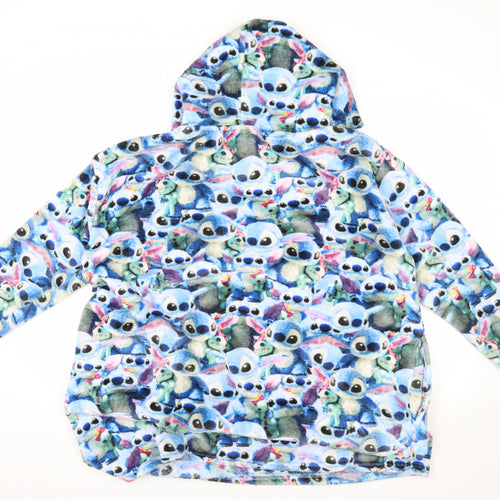 Disney Women’s Stitch Fleece Hooded Robe XS