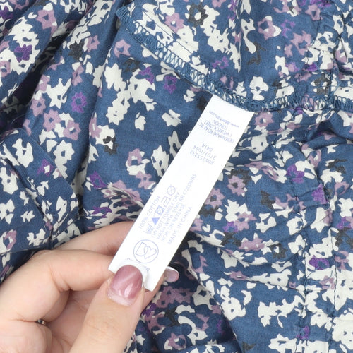 Manning Women's Floral Blouse V-Neck Multicoloured Size 12