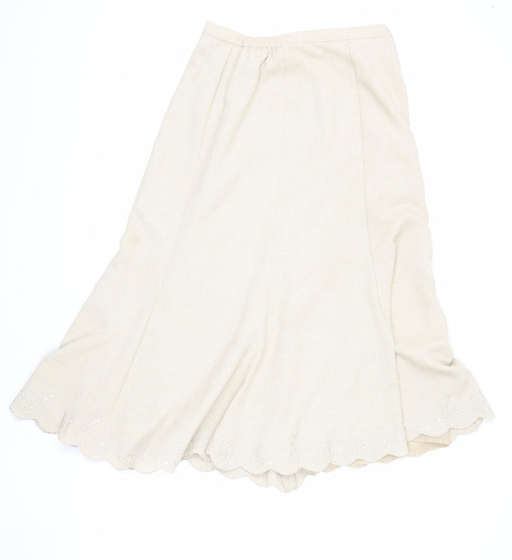 Eastex Women's Beige Skirt, Size 10, Classic Elegance