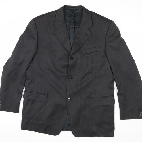 Horne Brothers Men's Grey Blazer Size 44R Regular Fit