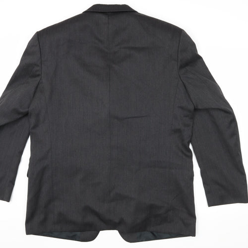 Horne Brothers Men's Grey Blazer Size 44R Regular Fit