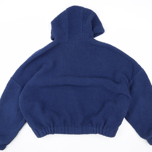 Nautica Women's Blue Fleece Hoodie Size 10