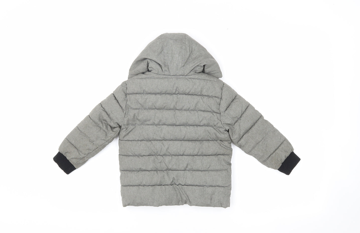 Batman Boys Grey Hooded Puffer Jacket 2-3 Years